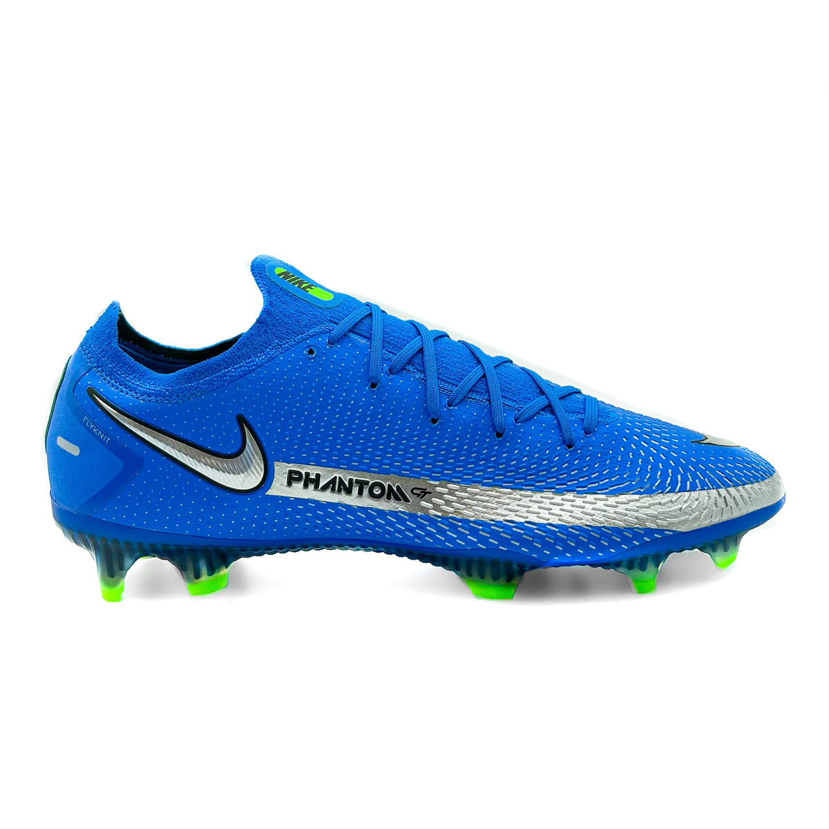 Nike Phantom GT FG Elite'Photo Blue/Metallic Silver/Rage Green