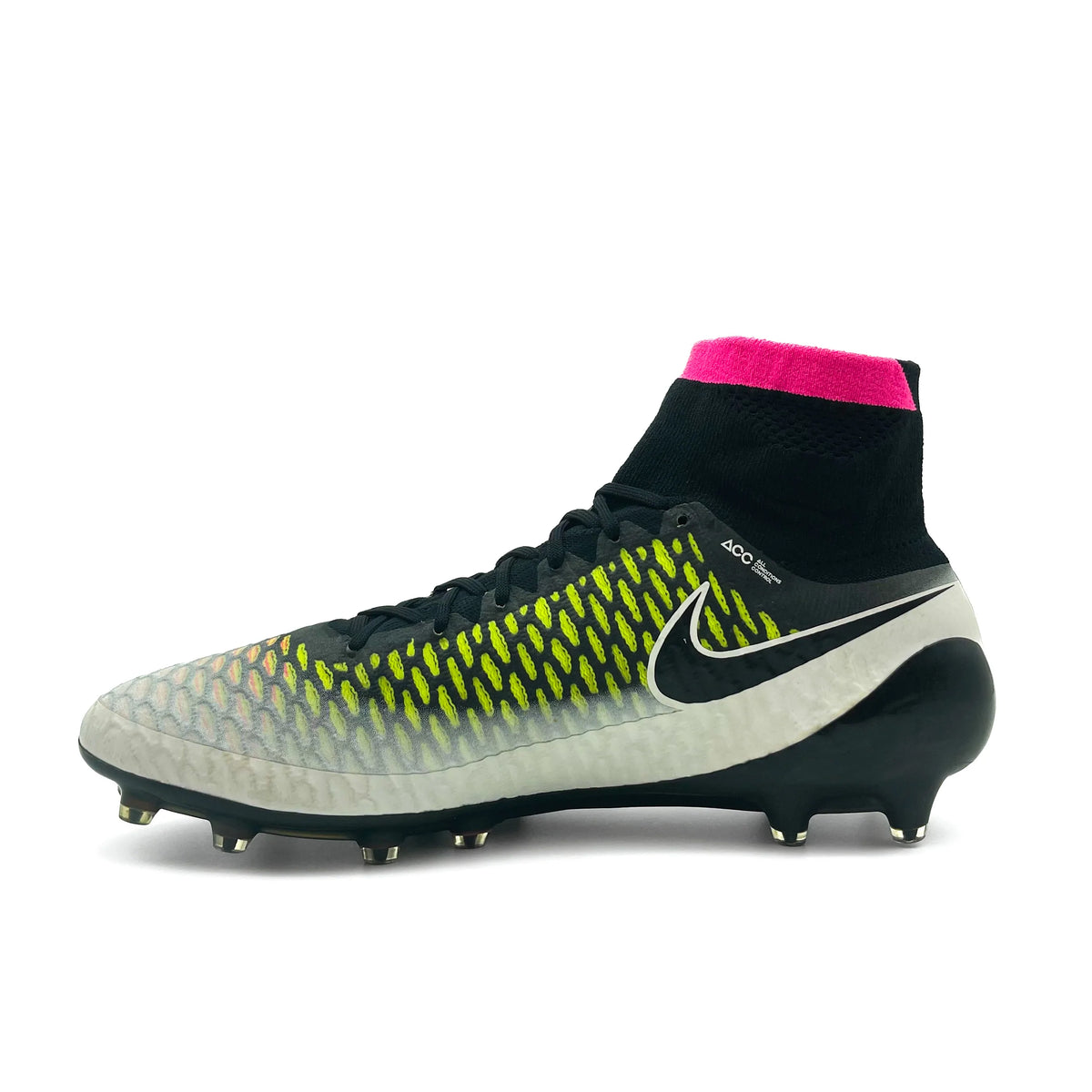 Nike Magista Obra 1 FG Elite 'White/Black/Pink Blast' – Boots Plug