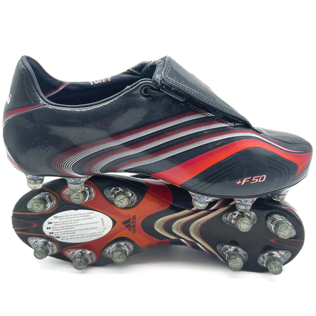 Adidas F50.6 Tunit SG 2005 - Elite Black/Red/Silver – Boots Plug, photo 1