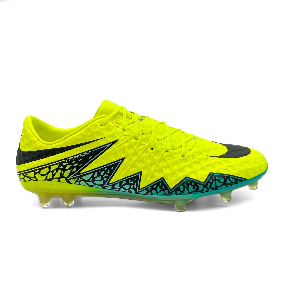 Nike Hypervenom Phinish II FG Elite 'Volt/Black/Hyper Turquoise