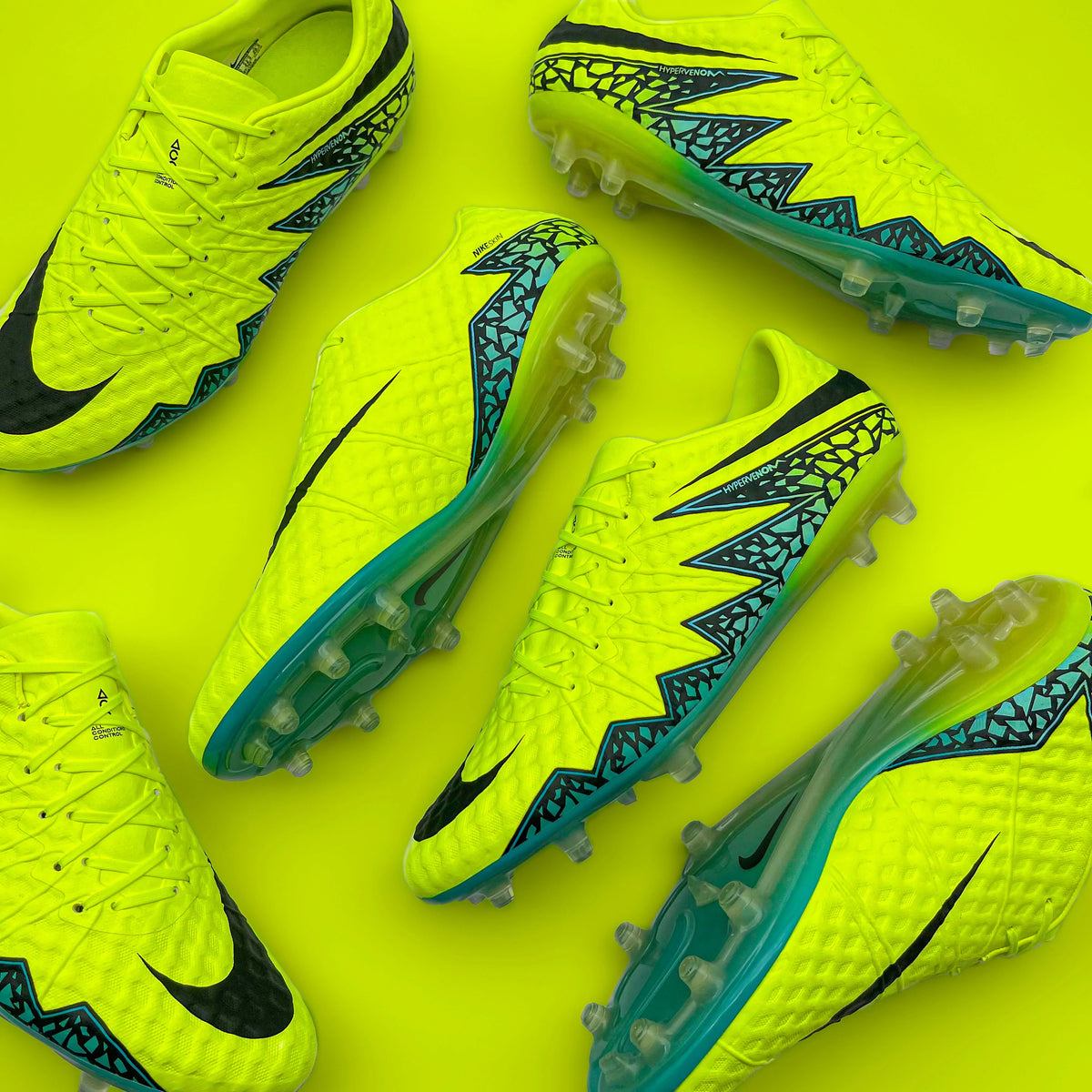 Nike Hypervenom Phinish II FG ELITE 'Volt/Black/Hyper Turquoise