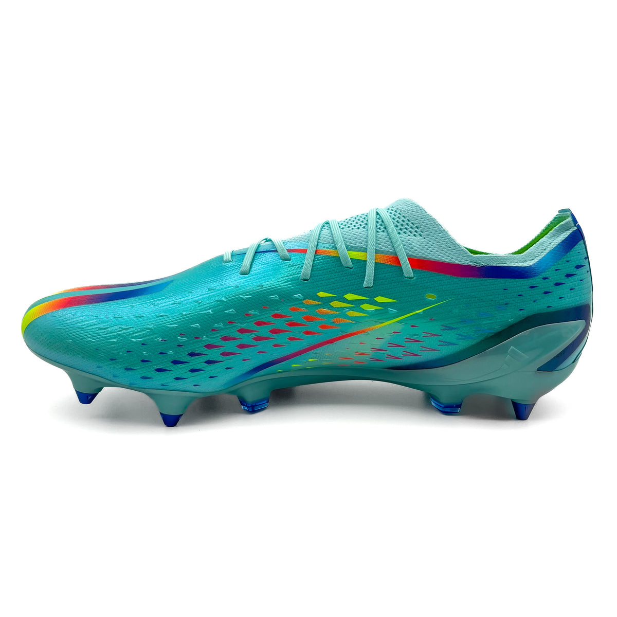 ADIDAS X‎ Speedportal+ SG Elite Soccer Cleats Mens 10 Aqua Blue Yellow Adidas X Speedportal+ SG Elite Blue Soccer | Mercari main image 3
