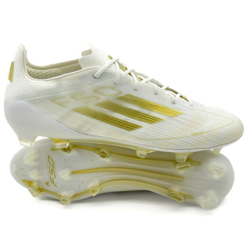 Adidas F50 Elite FG - Day Spark - White/Gold Metallic/White