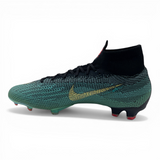 Nike Mercurial Superfly VI FG Elite "CR7 Chapter 6:Born Leader - Clear Jade/Vivid Gold/Black"
