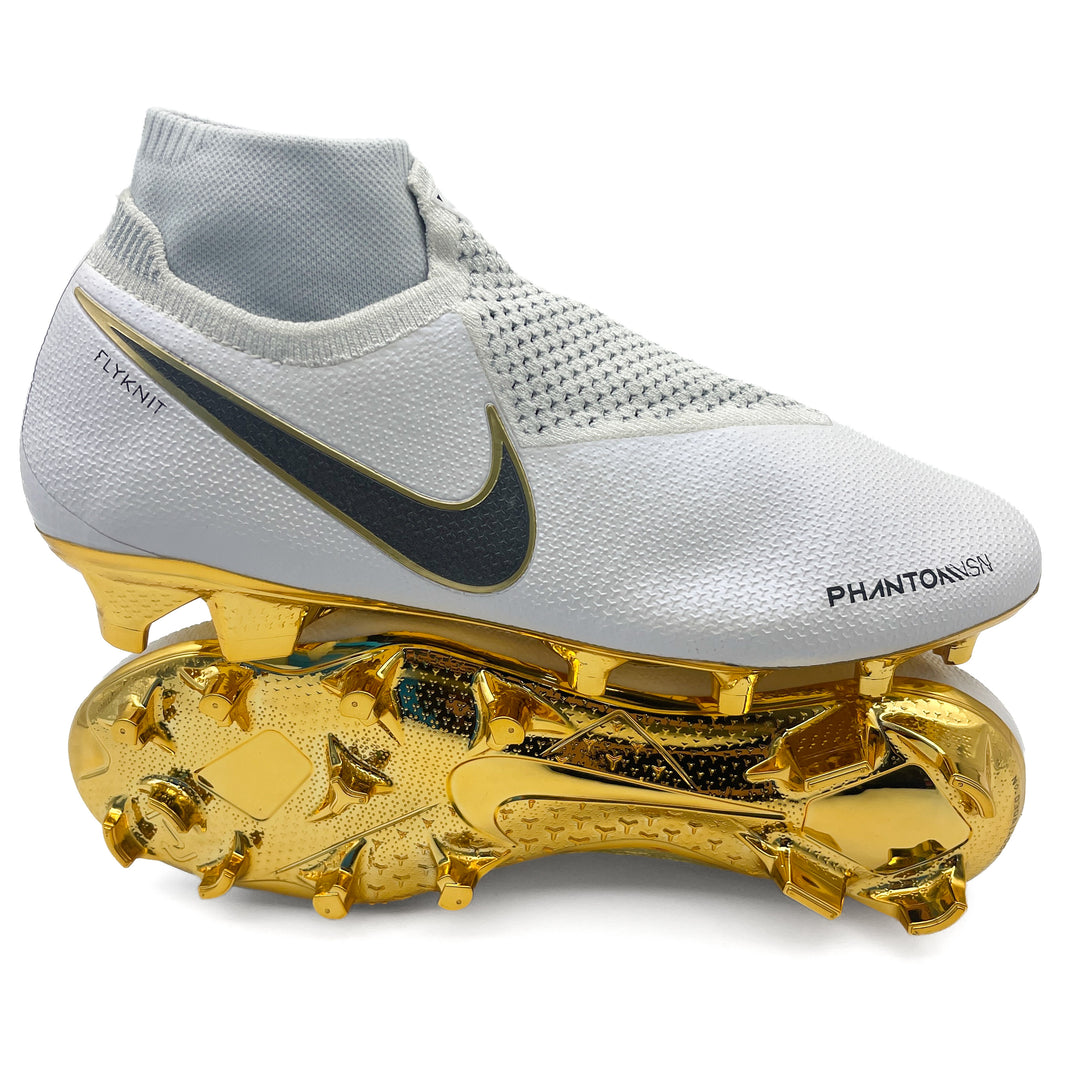 Nike Phantom Vision Elite DF FG Limited Edition - Gold - White/Black/Metallic Gold – Boots Plug, photo 1