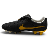 Nike Tiempo Legend V FG Elite "10R Touch of Gold - Metallic Summit White/Metallic Gold Coin LIMITED EDITION" (Copy)