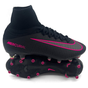 Nike Mercurial Superfly V AG - Elite Pitch Dark - Black/Pink Blast
