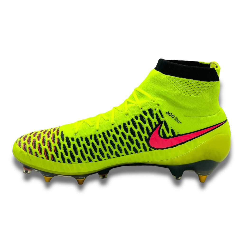 Nike Magista Obra SG-PRO ELITE 'Volt/Metallic Gold Coin/Black