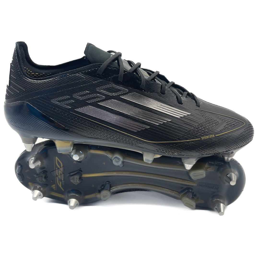 Adidas F50 Elite SG - Dark Spark - Core Black/Iron Metallic/Gold Metallic – Boots Plug, photo 1