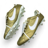Custom Tongue Nike Premier FG ELITE 'Metallic Gold/White'