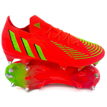 Adidas Predator Edge.1 Low SG - Elite Game Data - Solar Red/Solar Green/Core Black – Boots Plug, photo 1