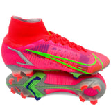 Nike Mercurial Superfly 8 FG Elite "Spectrum - Bright Crimson/Metallic Silver"