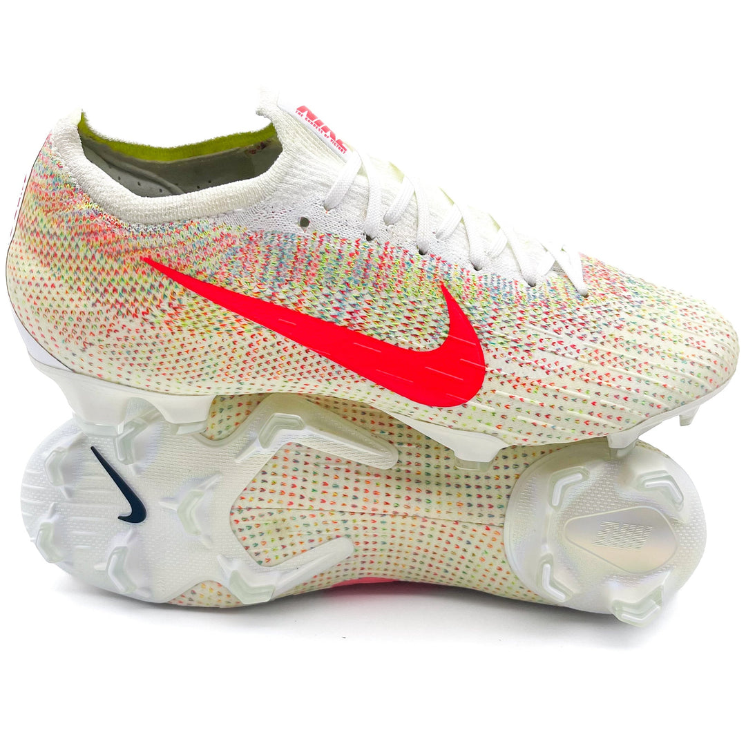 Nike Mercurial Vapor 12 FG Nike iD - White/Multicolour/Crimson – Boots Plug, photo 1