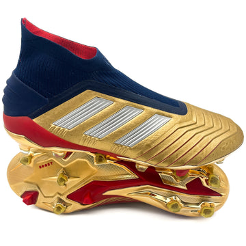 Adidas Predator 19+ FG Limited Edition - Elite Zidane x Beckham - Gold Metallic/Silver Metallic/Collegiate Navy – Boots Plug, photo 1