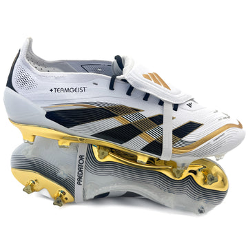 Adidas Predator Elite Tongue FG - Teamgeist - White/Black/Gold Metallic