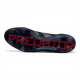 Adidas Predator Elite FG Elite "Stealth Victory - Core Black/Grey Four/Lucid Red"