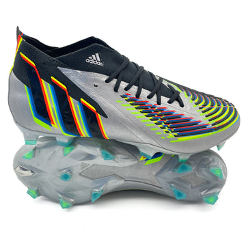 Adidas Predator Edge.1 FG - Elite Beyond Fast - Silver Metallic/Core Black/Team Solar Green – Boots Plug, photo 1