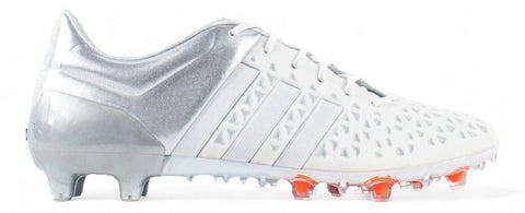 Adidas Ace 15.1 FG/AG - Elite White/Core Black/Silver Metallic – Boots Plug, photo 1