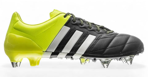 adidas Ace 15.1 Leather SG "Black/Solar Yellow"
