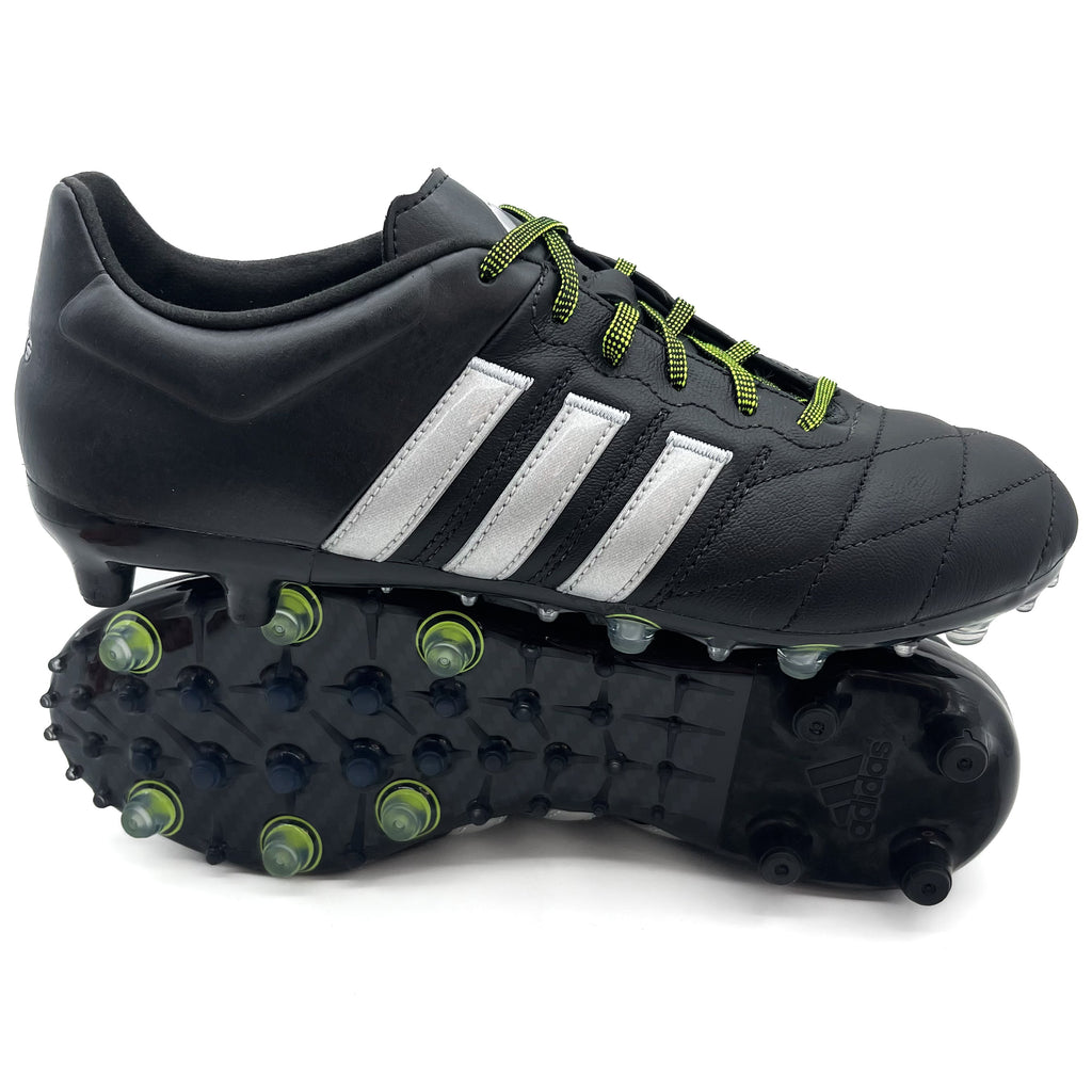 Adidas Ace 16.2 FG ELITE 'Core Black/Silver Metallic/Solar Yellow