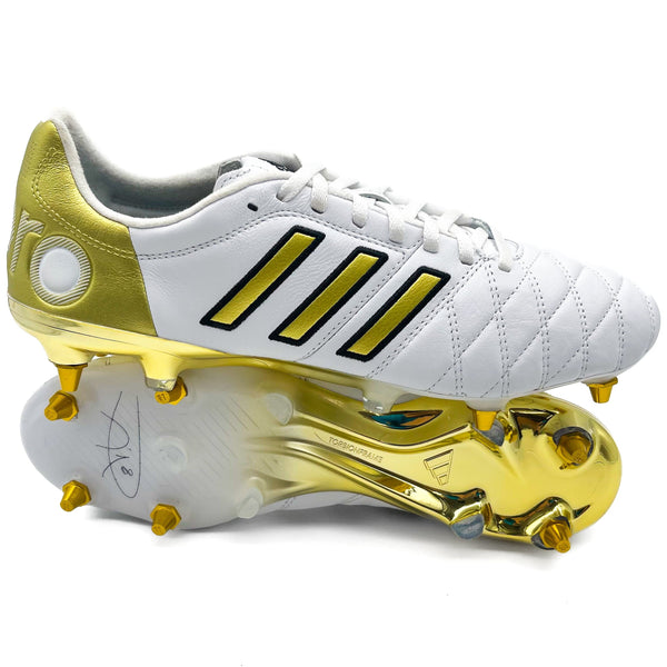 仮*ガ様 adidas サッカー ブラック/ホワイト/ゴールド adipure Adidas Adipure 11PRO SG ELITE 'Footwear White/Core Black/Gold