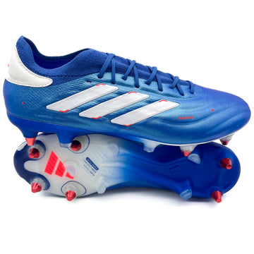 Adidas Copa Pure 2 Elite SG - Advancement - White/Lucid Blue/Solar Red – Boots Plug, photo 1