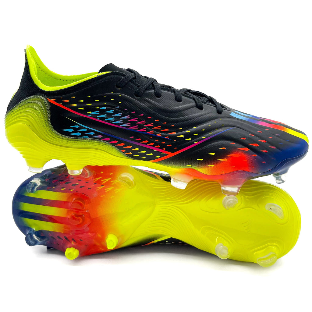 Copa サッカーシューズ ブラック/イエロー/オレンジ　fg Adidas Copa Sense.1 FG ELITE 'Al Rihla - Core Black/Bright Cyan