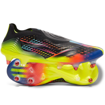Adidas Copa Sense+ SG ELITE "Al Rihla - Core Black/Bright Cyan/Solar Yellow"