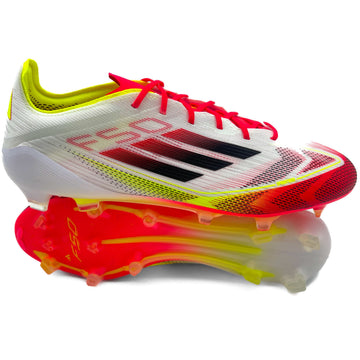 Adidas F50 Elite FG Elite "Pure Victory - Footwear White/Core Black/Solar Yellow"