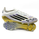 Adidas F50 FG Elite "Road to Glory - Footwear White/Core Black/Gold Metallic"