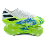 Adidas Nemeziz 19.1 FG 'Uniforia - Footwear White/Core Black/Signal Green'