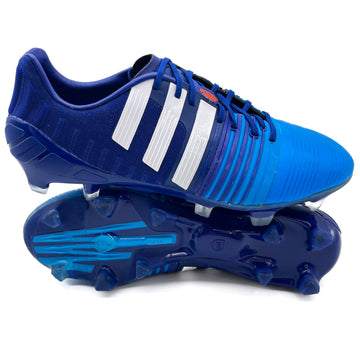 Adidas Nitrocharge 1.0 FG ELITE ‘Amazon Purple/White/Solar Blue Made for natural grass'