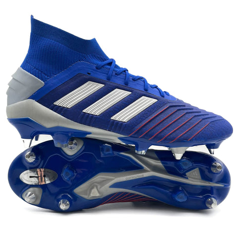 Adidas Predator 19.1 SG 'Exhibit - Bold Blue/Silver Metallic'