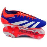 Adidas Predator Elite FG Elite "Advancement - Lucid Blue/Footwear White/Solar Red"