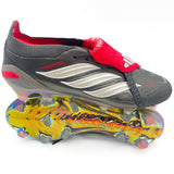 Adidas Predator Elite FG Elite "Finishers Steel - Iron Metal/Footwear White/Lucid Red"
