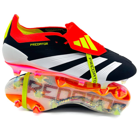 Adidas Predator Elite FG Fold-over Tongue 'Solar Energy - Core Black/Footwear White/Solar Red'