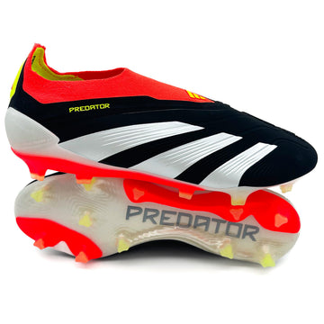 Adidas Predator Elite Laceless FG - Solar Energy - Core Black/White/Solar Red