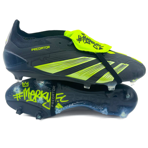 Adidas Predator Elite FG 'Merky FC - Core Black/Footwear White/Lucid Lemon'