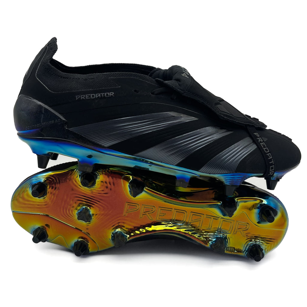 アディダスPREDATOR ELITE SG BOOTS Adidas Predator Elite SG ELITE Fold-over Tongue 'Nightstrike