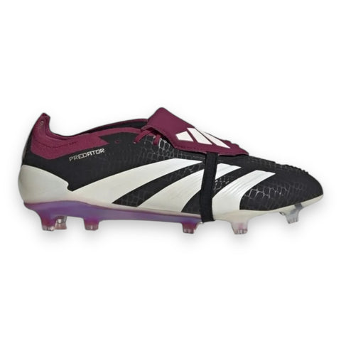 Adidas Predator Elite Tongue FG Limited Edition - Core Black/Off White/Legacy Burgundy – Boots Plug, photo 1