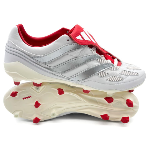 Adidas Predator Precision FG 'White/Silver Metallic/Red LIMITED EDITION'