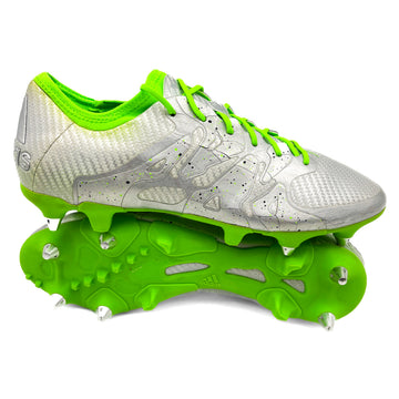 Adidas X 15.1 SG Elite "Silver Metallic/Solar Green/Core Black"