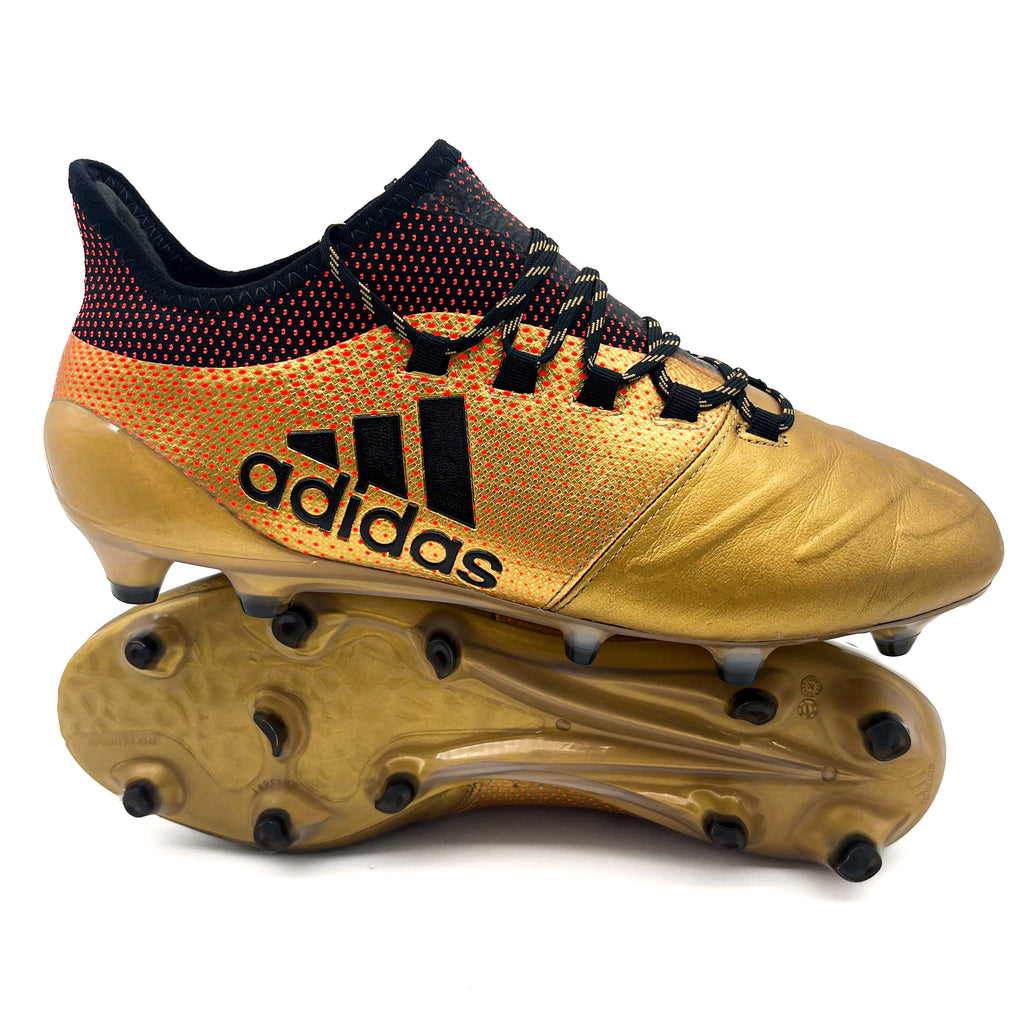 Adidas X 17.1 FG ELITE Leather 'Tactile Gold Metallic/Core Black