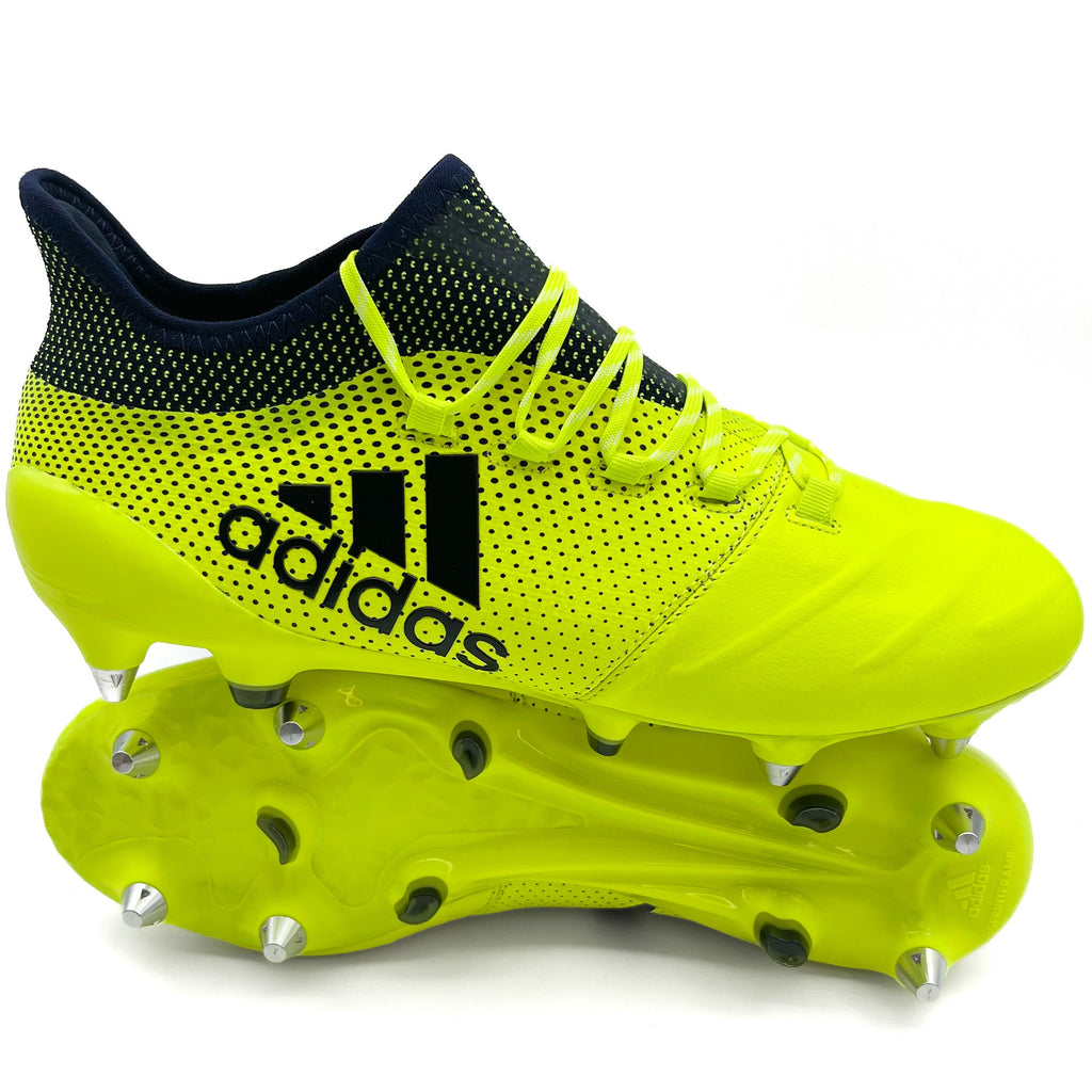 Adidas X 17.1 SG Leather ELITE 'Ocean Storm - Solar Yellow/Legend