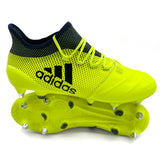 Adidas X 17.1 SG Leather 'Ocean Storm - Solar Yellow/Legend Ink'