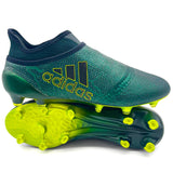 Adidas X 17+ Purespeed 'Thunder Storm - Core Black/Solar Yellow'