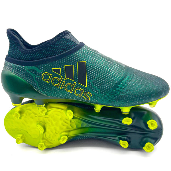 Adidas X 17+ Purespeed 'Thunder Storm - Core Black/Solar Yellow