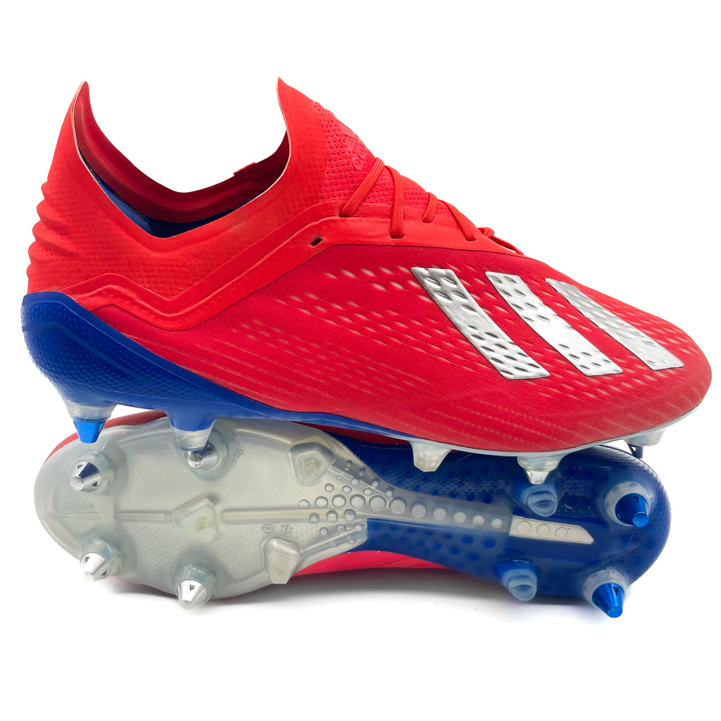 アディダス X18.1+ SG Adidas X 18.1 SG ELITE 'Exhibit - Action Red/Silver Metallic/Bold