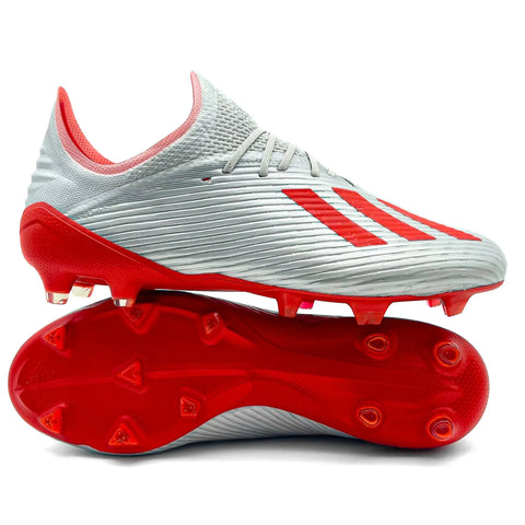 Adidas X 19.1 FG '302 Redirect - Silver Metallic/Red/Footwear White'