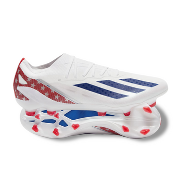 Adidas X CrazyFast.1 USA FG Elite "Advancement - Footwear White/Solar Red/Lucid Blue"